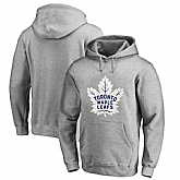 Men's Customized Toronto Maple Leafs Gray All Stitched Pullover Hoodie,baseball caps,new era cap wholesale,wholesale hats